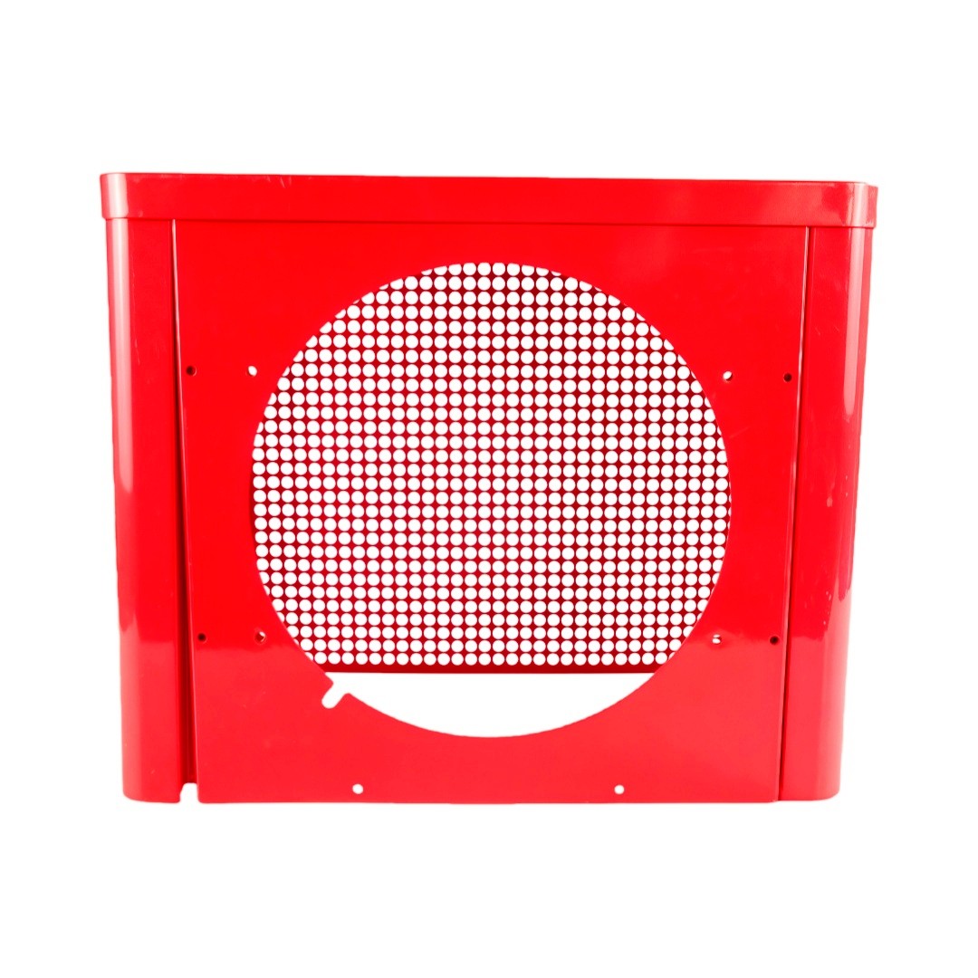 Custom metal enclosure with powder coated finish manufactured by XCWY