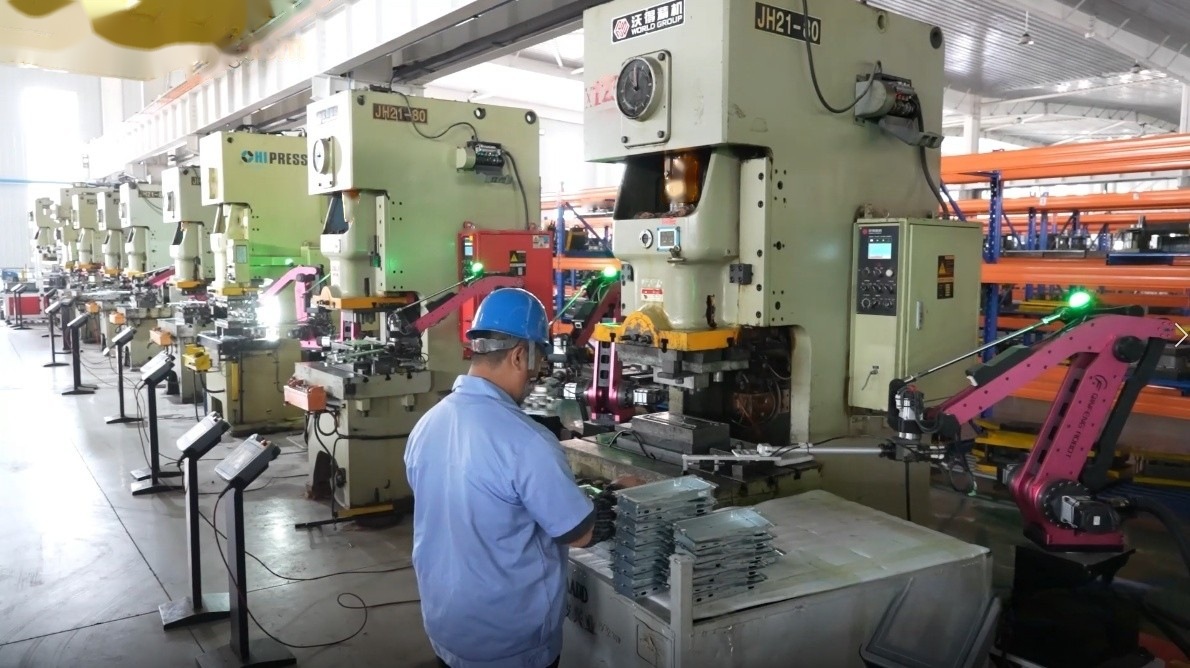 ISO 9001 certification quality control area at the XCWY plant